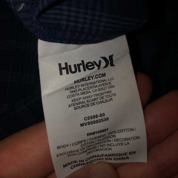 Hurley Button Shirt - Picture 4 of 4